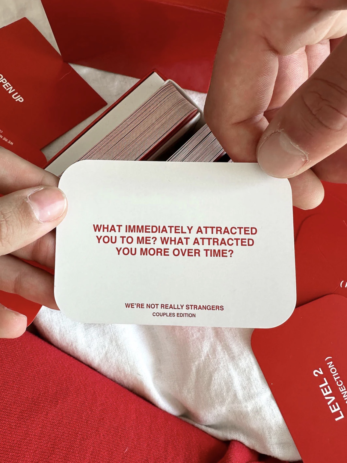 We\'re Not Really Strangers Card Game