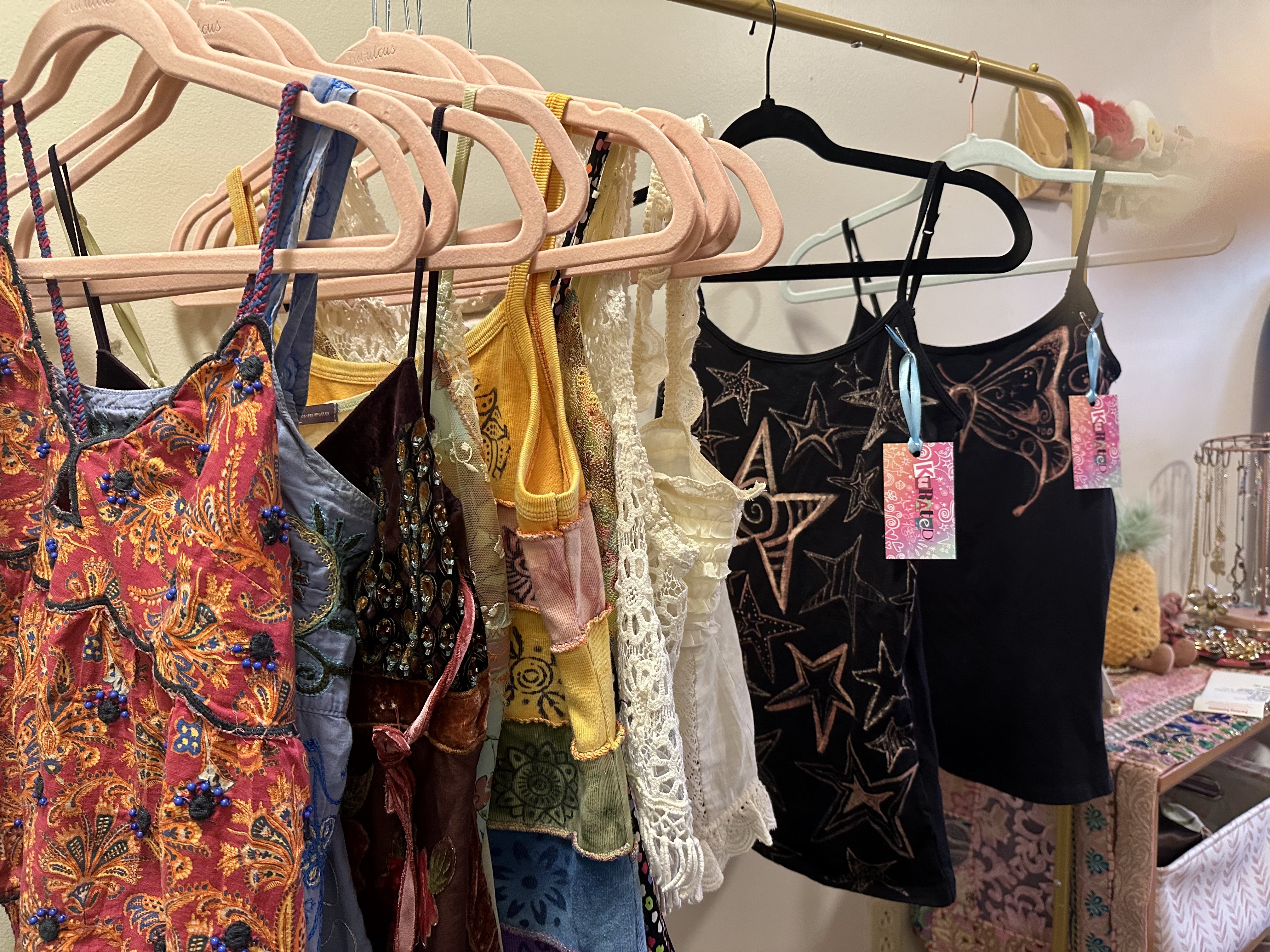 these are pictures of Kristen and her brand, meant to be paired with my article I am writing about sustainable style and fashion.