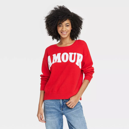 33 Degrees Amour Graphic Sweater