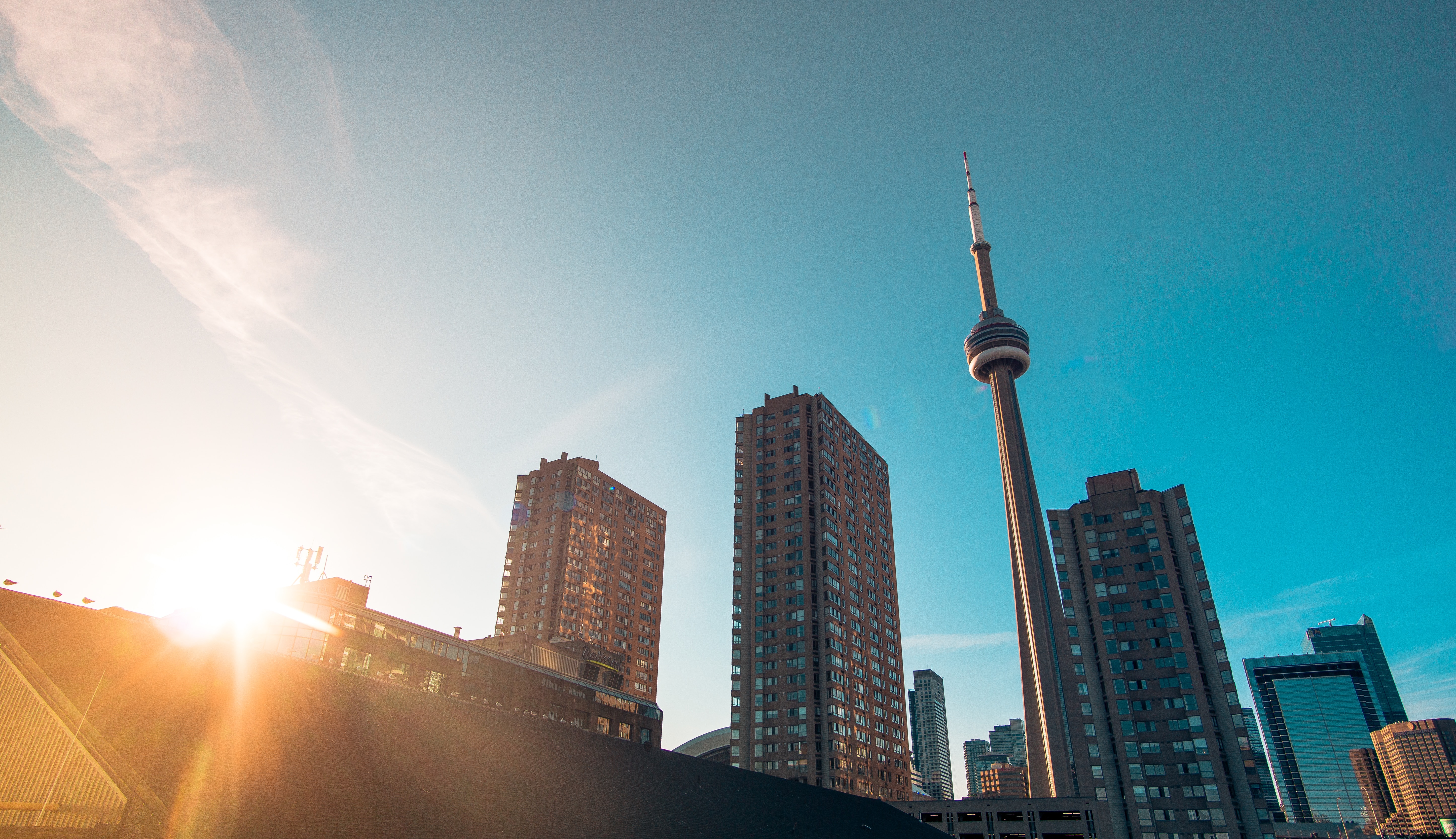 Toronto skyline with CN Tower