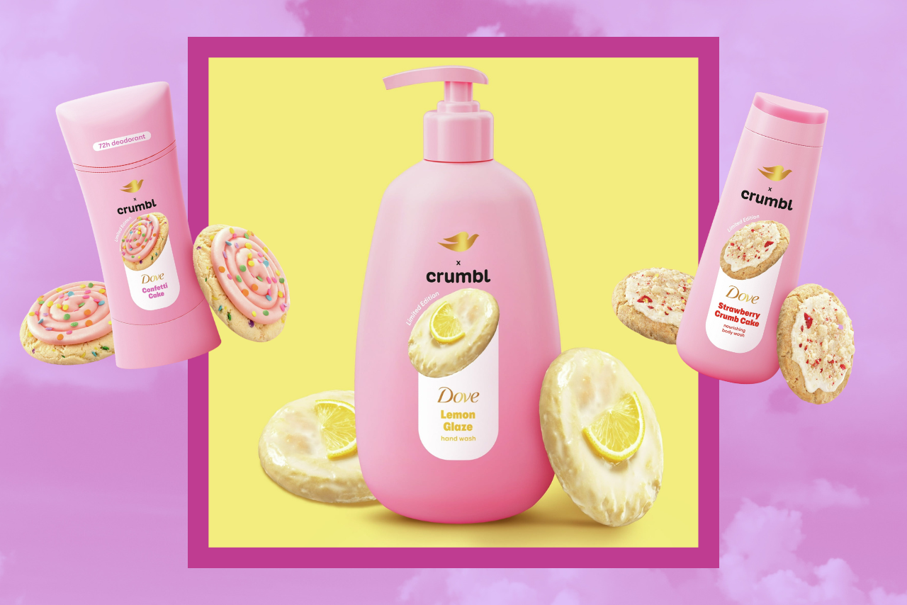 dove x crumbl collection