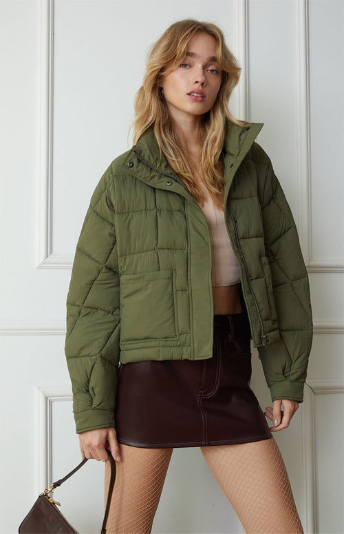 PacSun Quilted Puffer Jacket