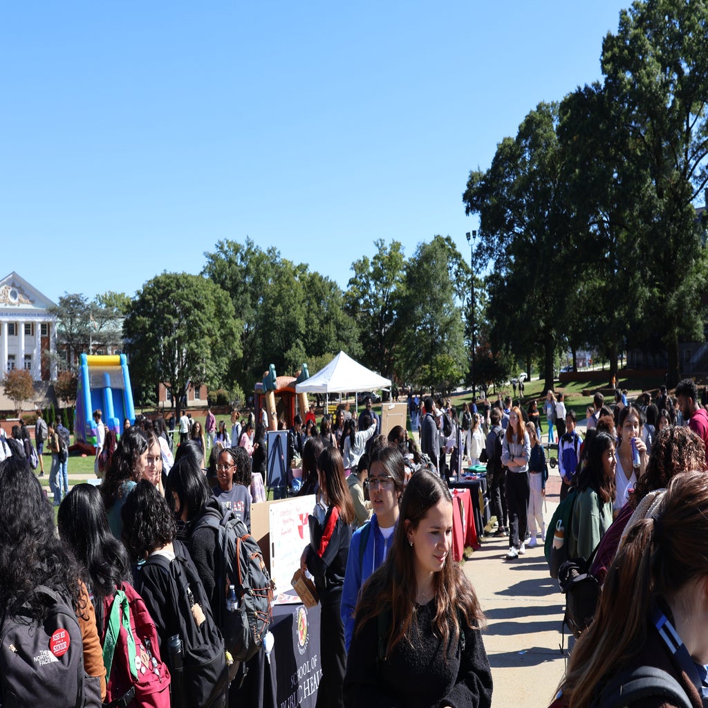 The Self-Care Fair on McKeldin for Mental Health Awareness Week