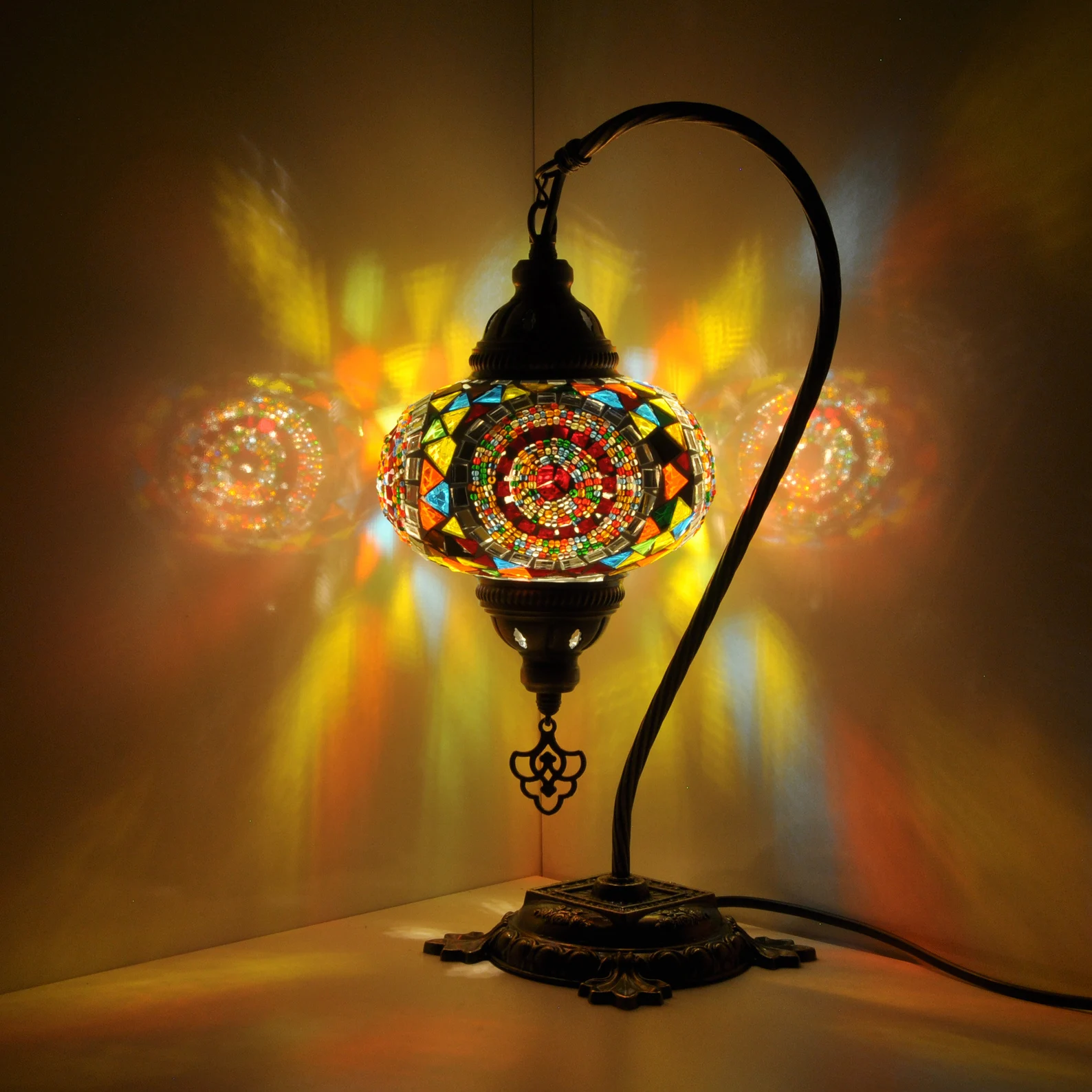 MoslandHome Turkish Mosaic Table Lamp