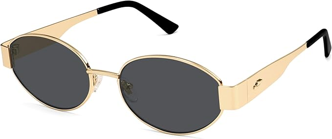 SOJOS Retro Oval Sunglasses