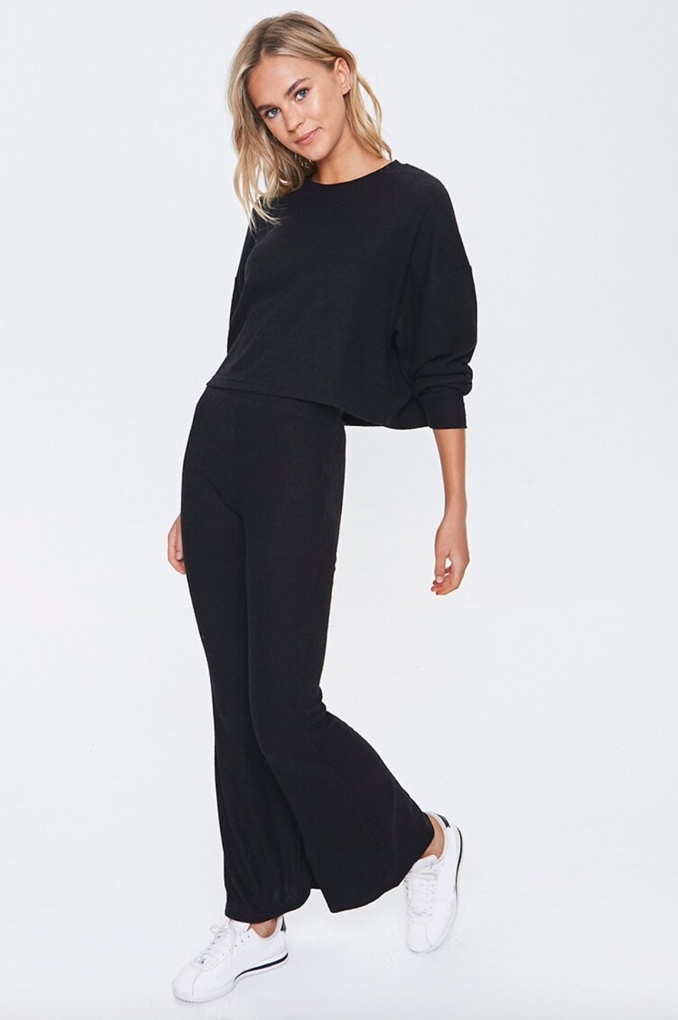 black-flare-sweatpants-forever21