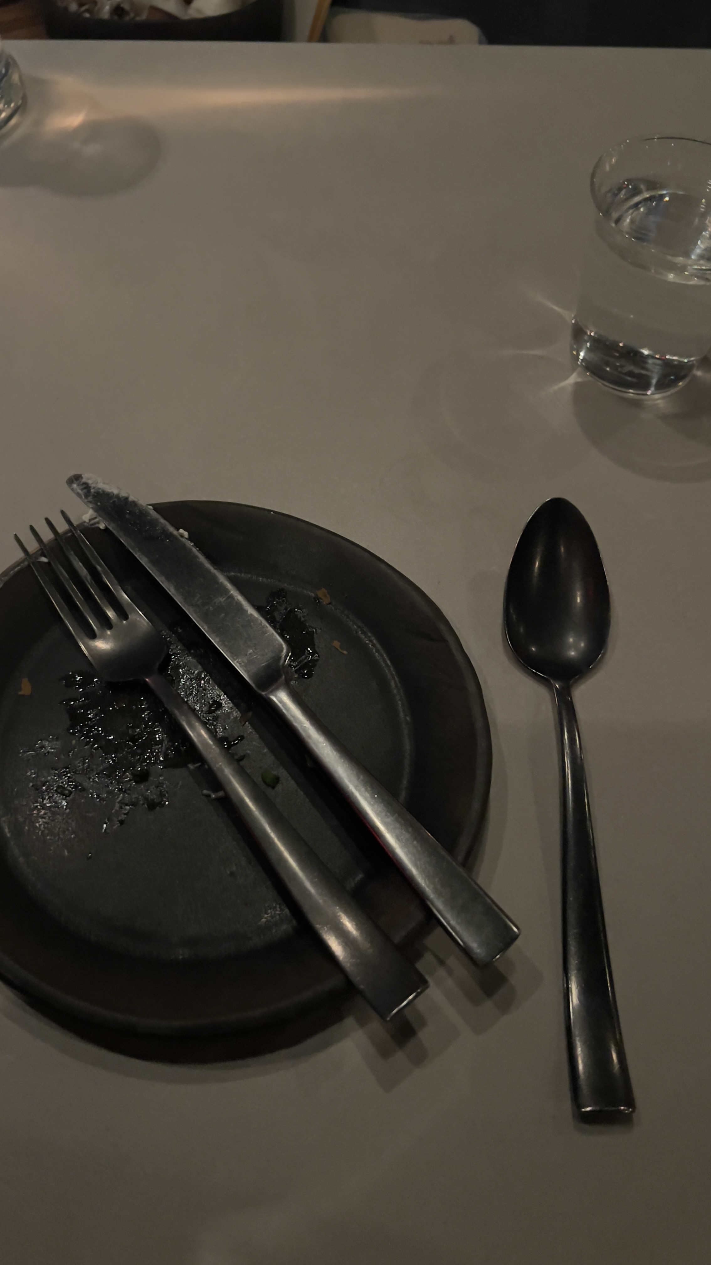 A finished/clean/eaten plate at Krasi in Boston Ma