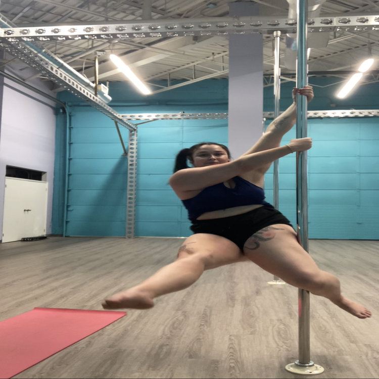 Photos of me at my pole dancing classes - fully clothed
