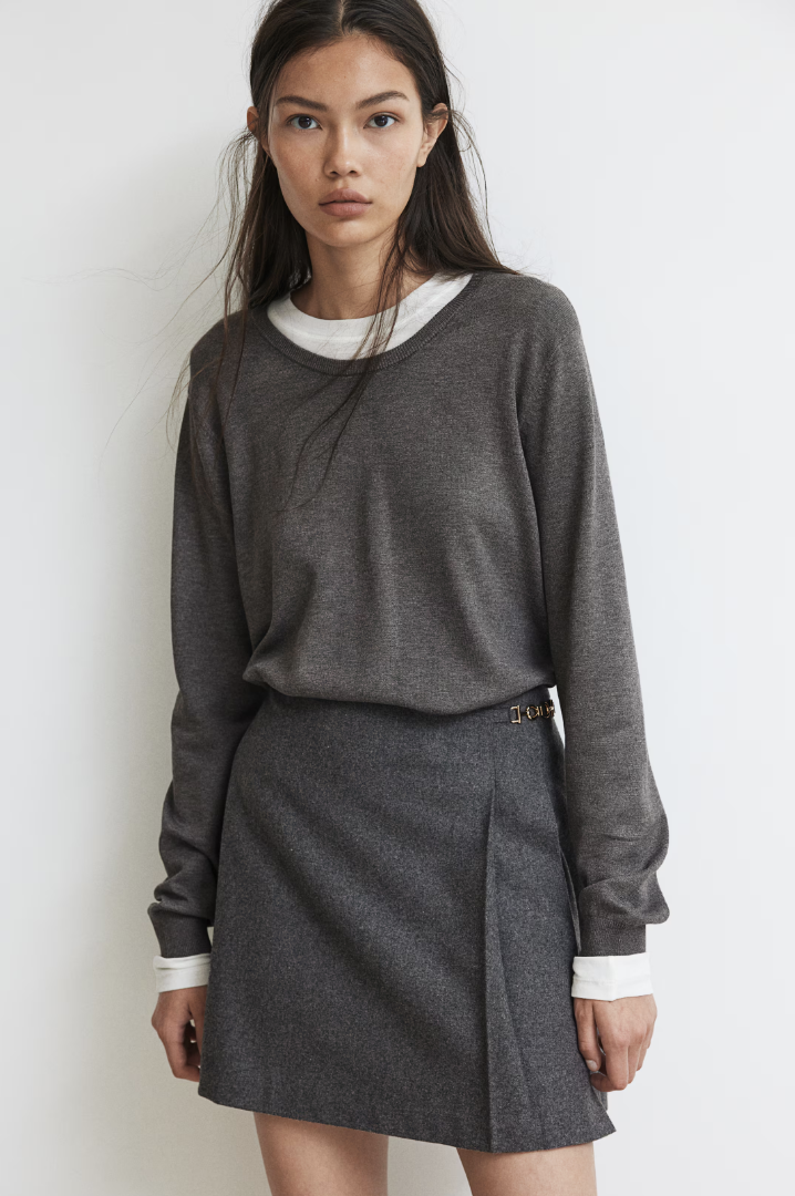 h&m fine-knit sweater