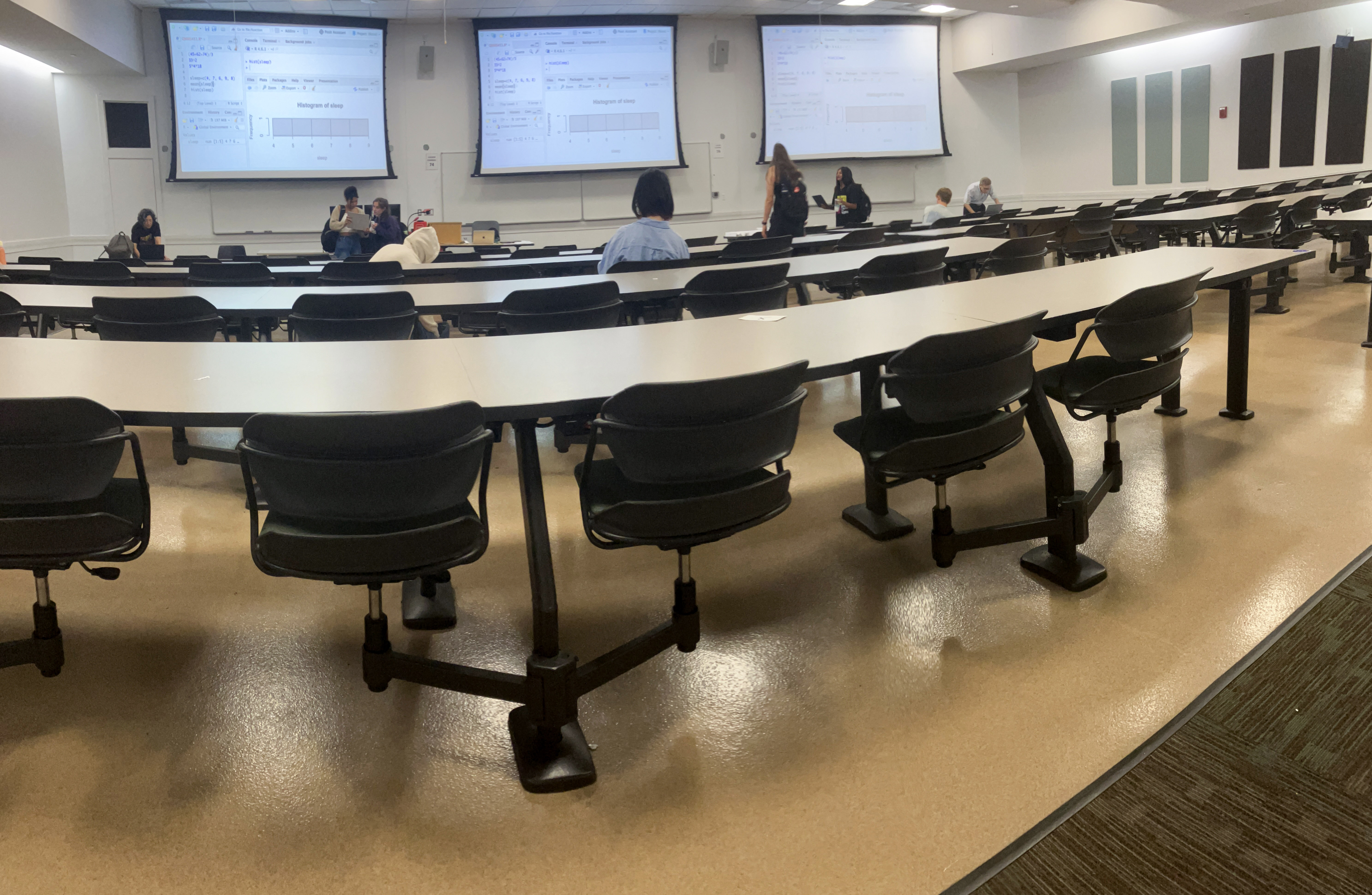 panorama of a lecture hall