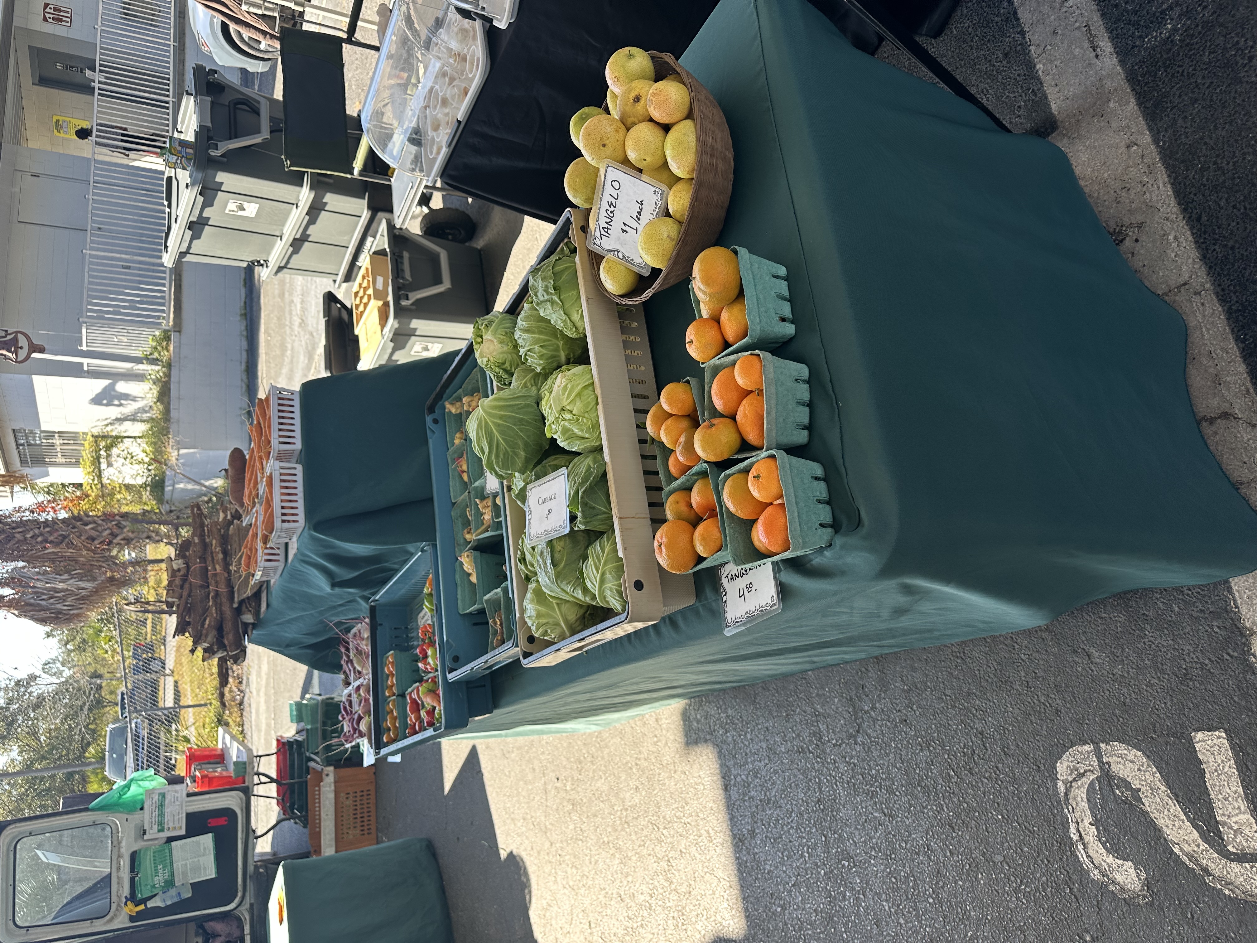 Alachua County Farmers Market stand