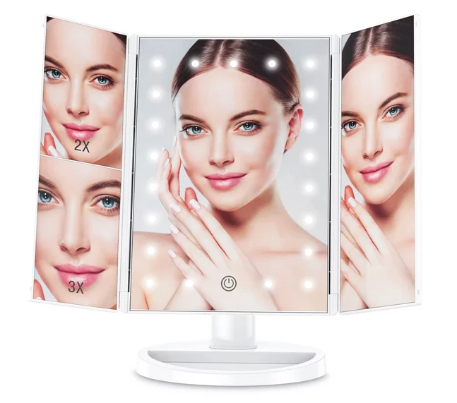 lighted vanity mirror for dorm room