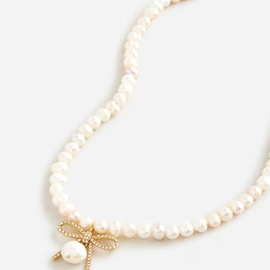 bow necklace j.crew