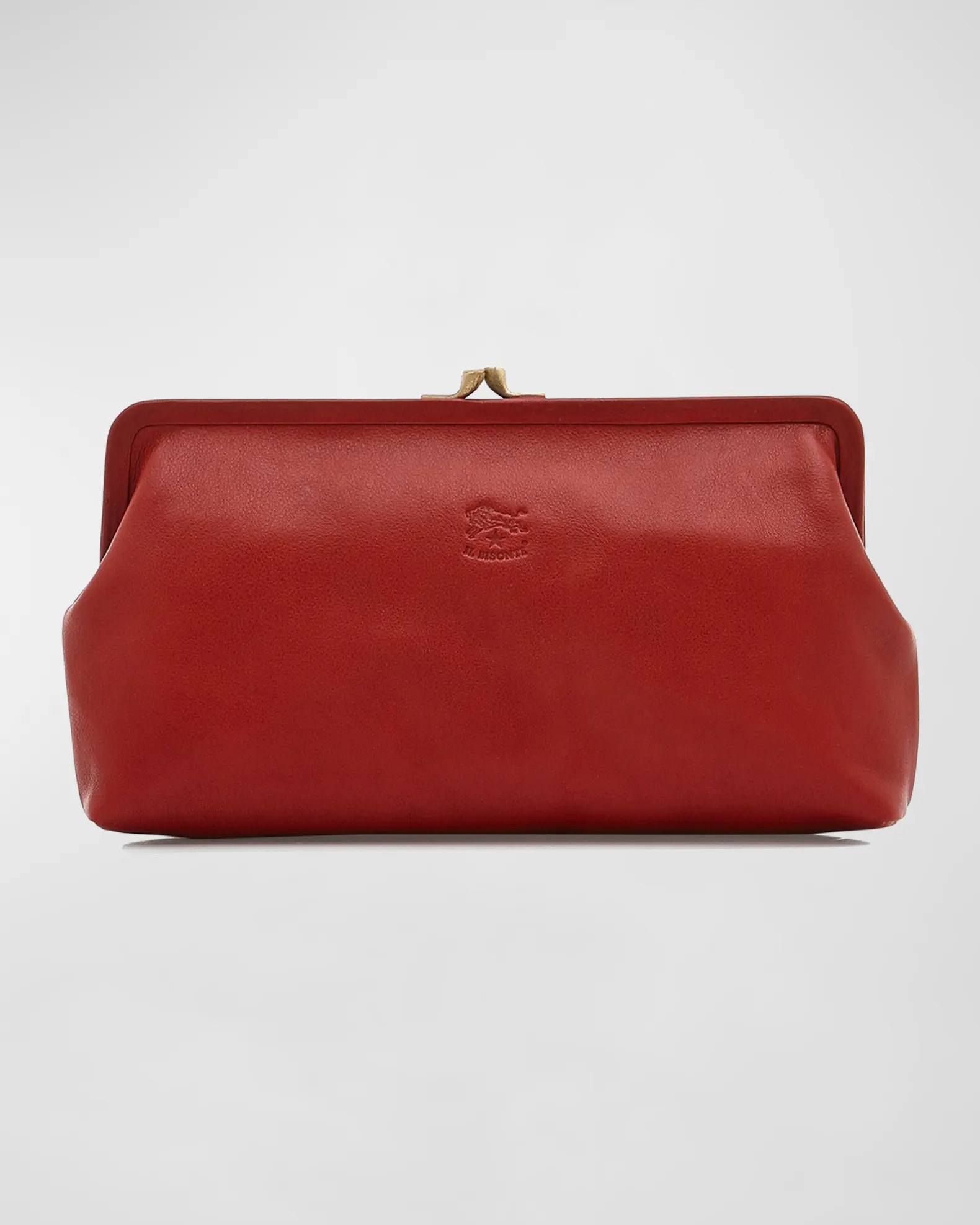Il Bisonte Classic Leather Clutch Bag