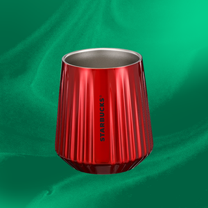 Starbucks Red Ribbed Tumbler