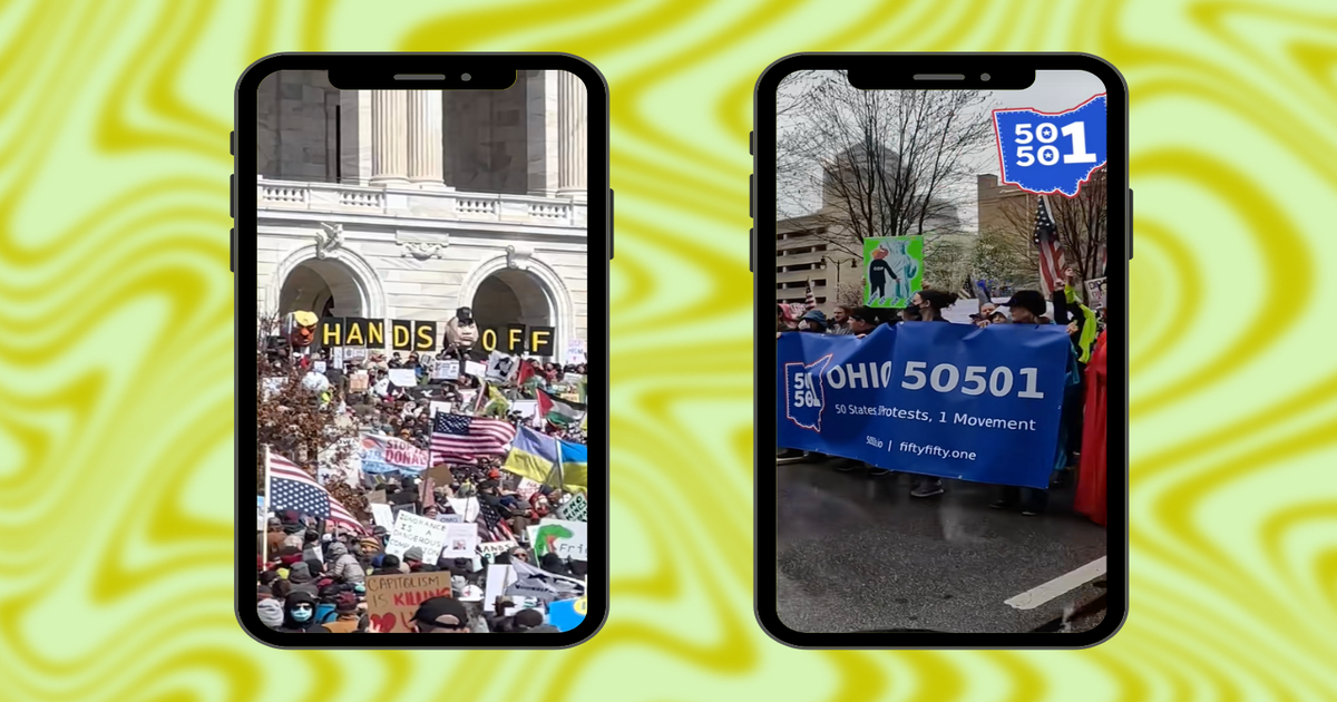 What Is The 50501 Movement? The Protest Org's Name & Origins, Explained