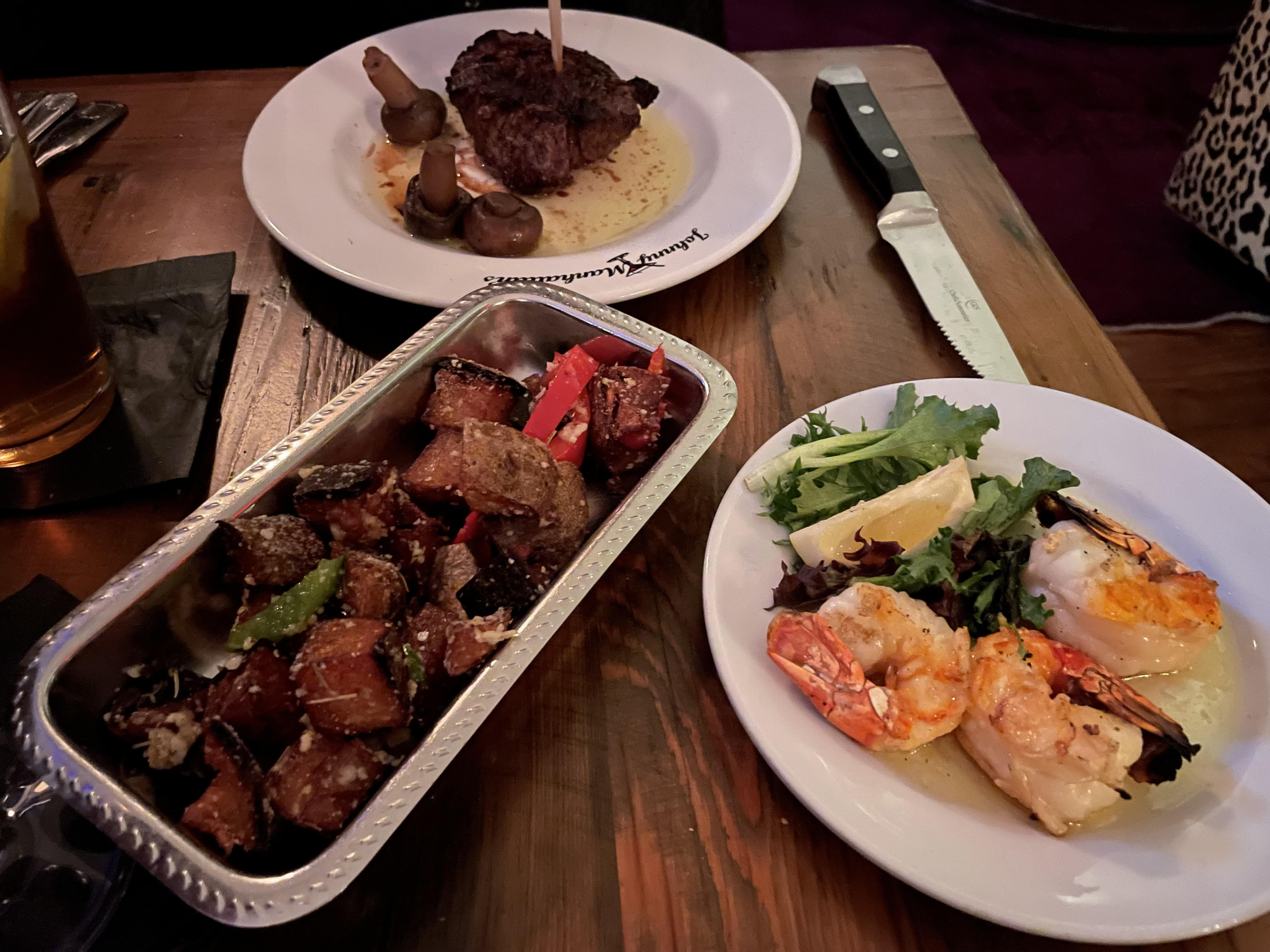 Becky Daubert on a date at Johnny Manhattan\'s in Hubertus, Wisconsin