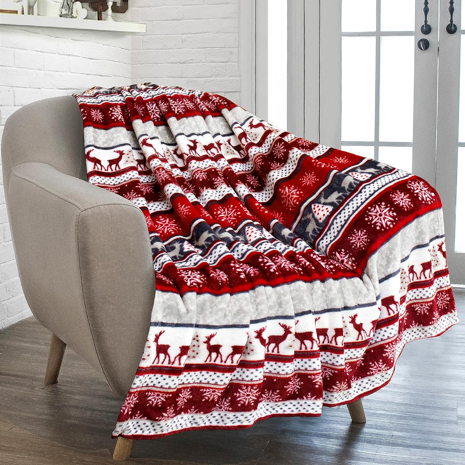 christmas throw blanket