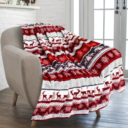 christmas throw blanket