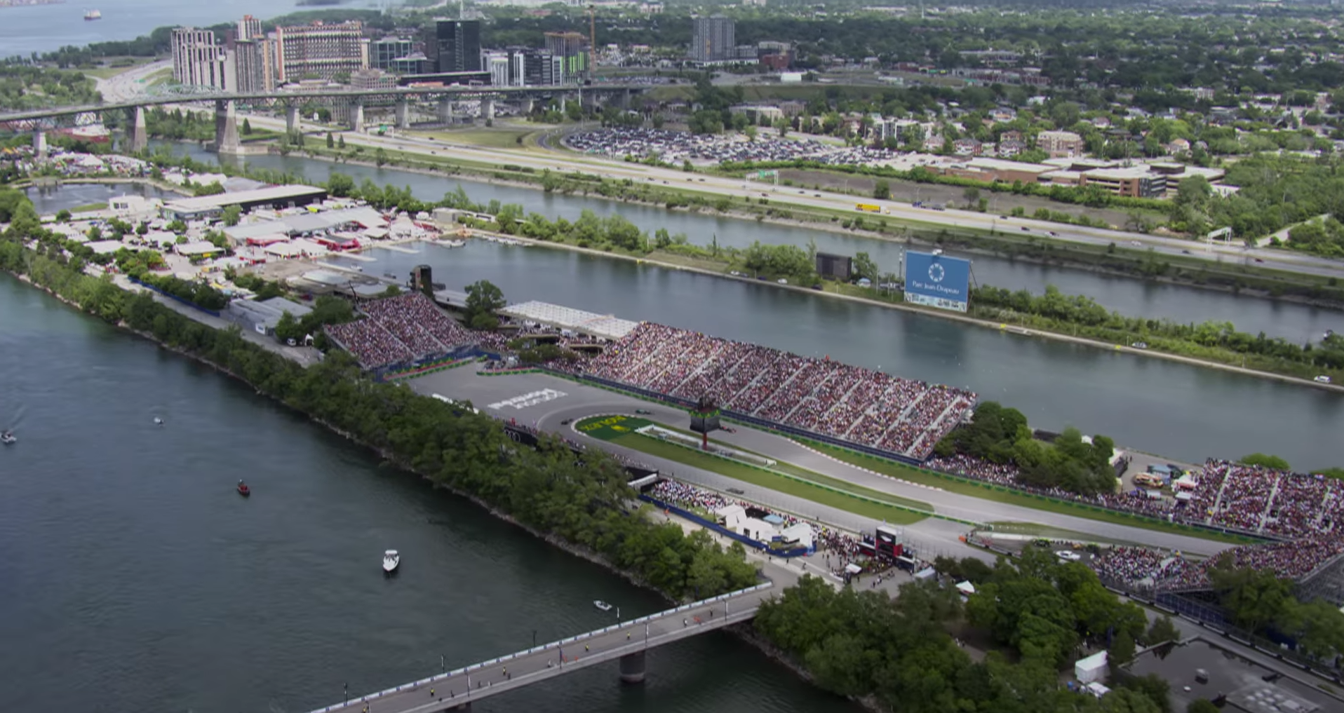 Still from Drive to Survive of the Montreal GP 2023