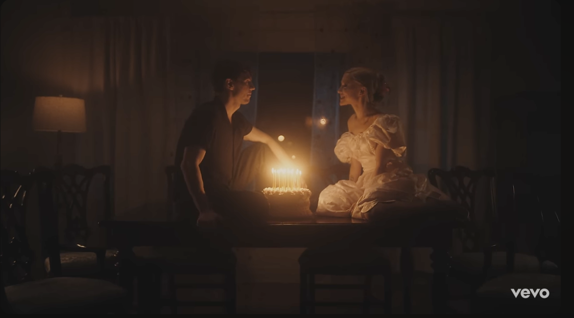 screenshots from Ariana Grande\'s music video \"We can\'t be friends (wait for your love)\"