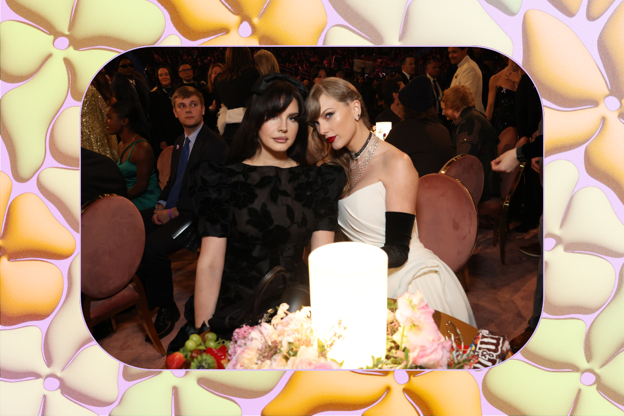 Lana Del Rey and Taylor Swift at the 2024 Grammy Awards