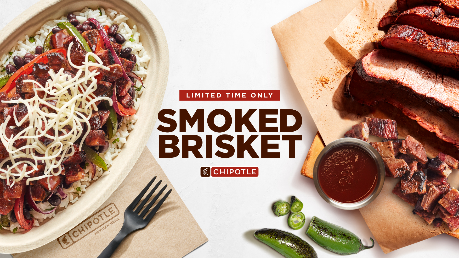 Photo of Chipotle\'s Smoked Brisket.
