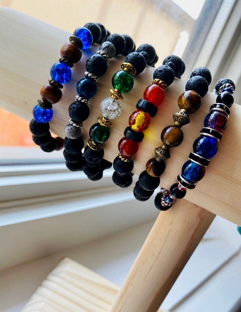 bracelets on a stand 2