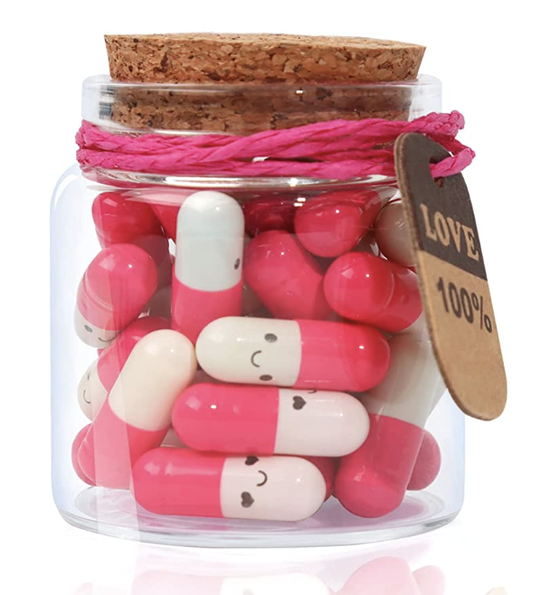 pill capsule messages valentine\'s day