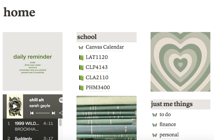 SG\'s notion home page