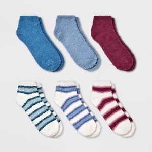 Women\'s 6pk Cozy Low Cut Socks
