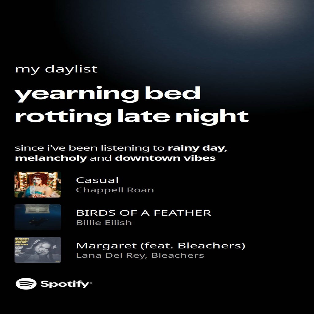 screenshot of spotify daylist