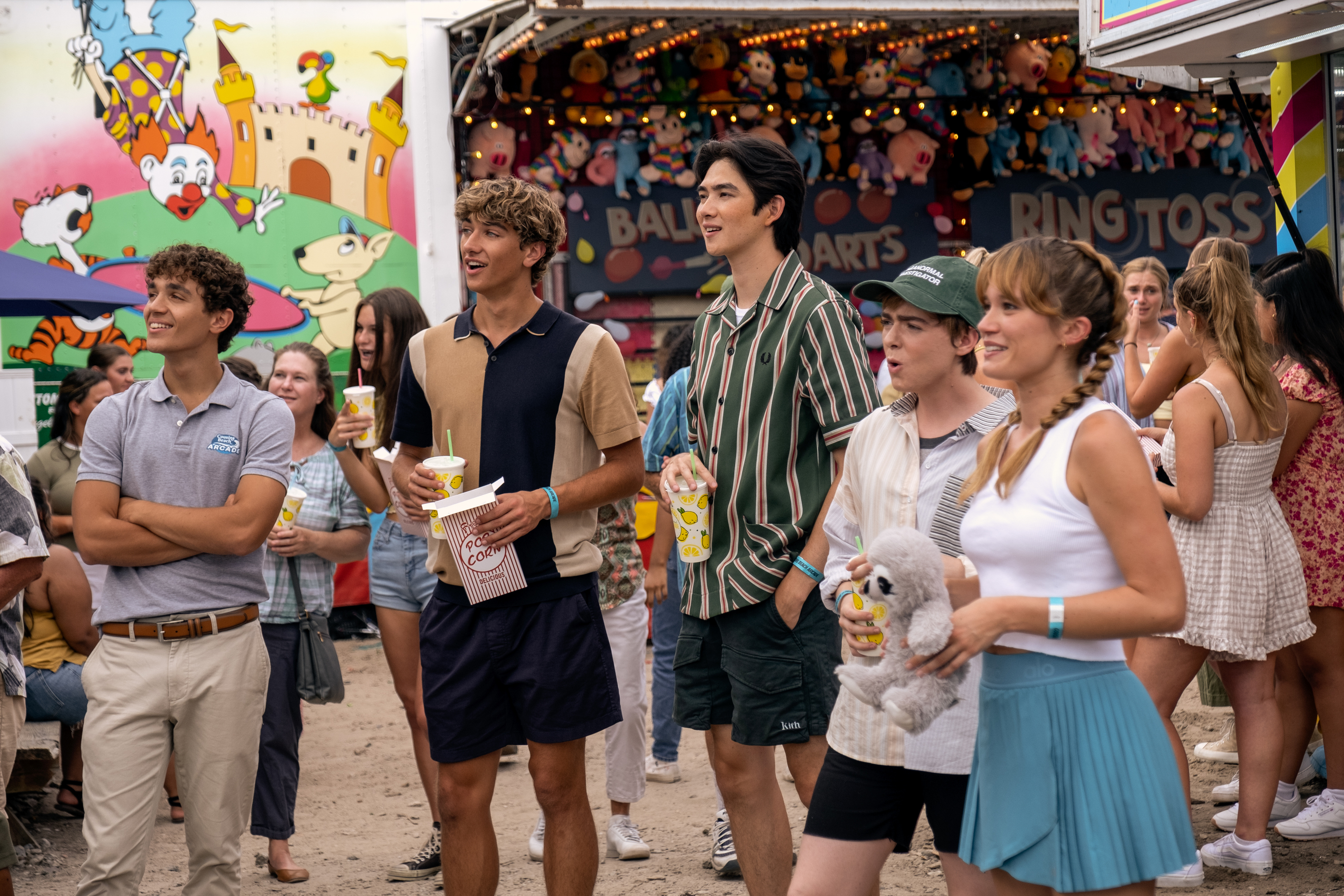 the summer i turned pretty arcade/carnival scene