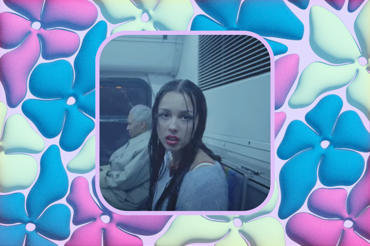 Olivia Rodrigo in the msuic video fro \"bad idea right?\"