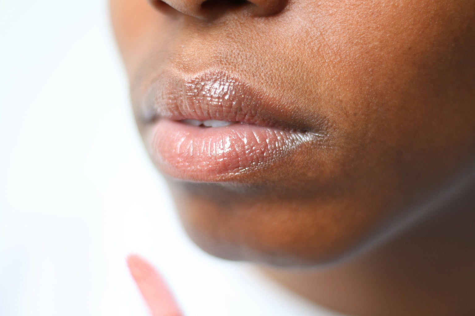 Black woman\'s lips