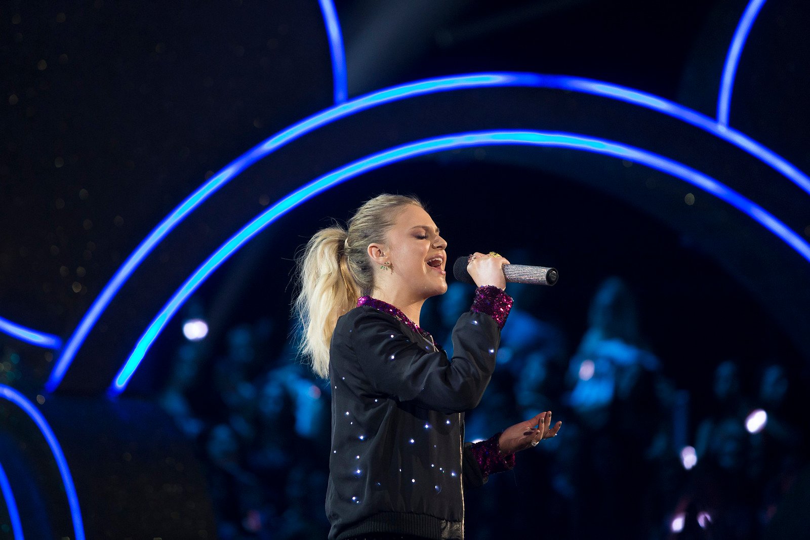 Kelsea Ballerini singing by Walt Disney Television