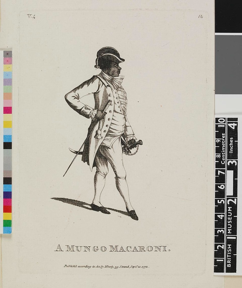 Engraving depicting Julius Soubise