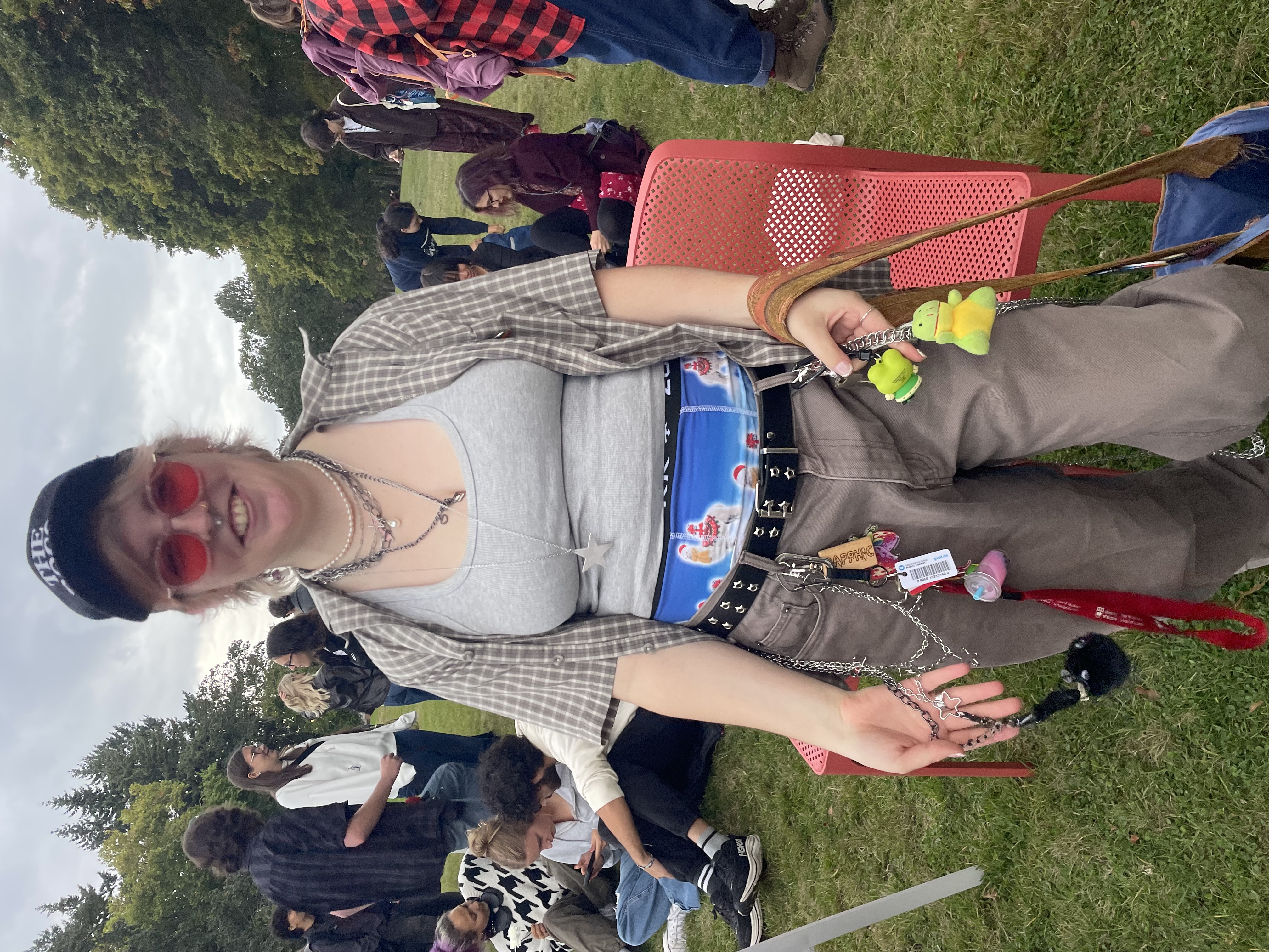 Contestant at UVic performative lesbian competition