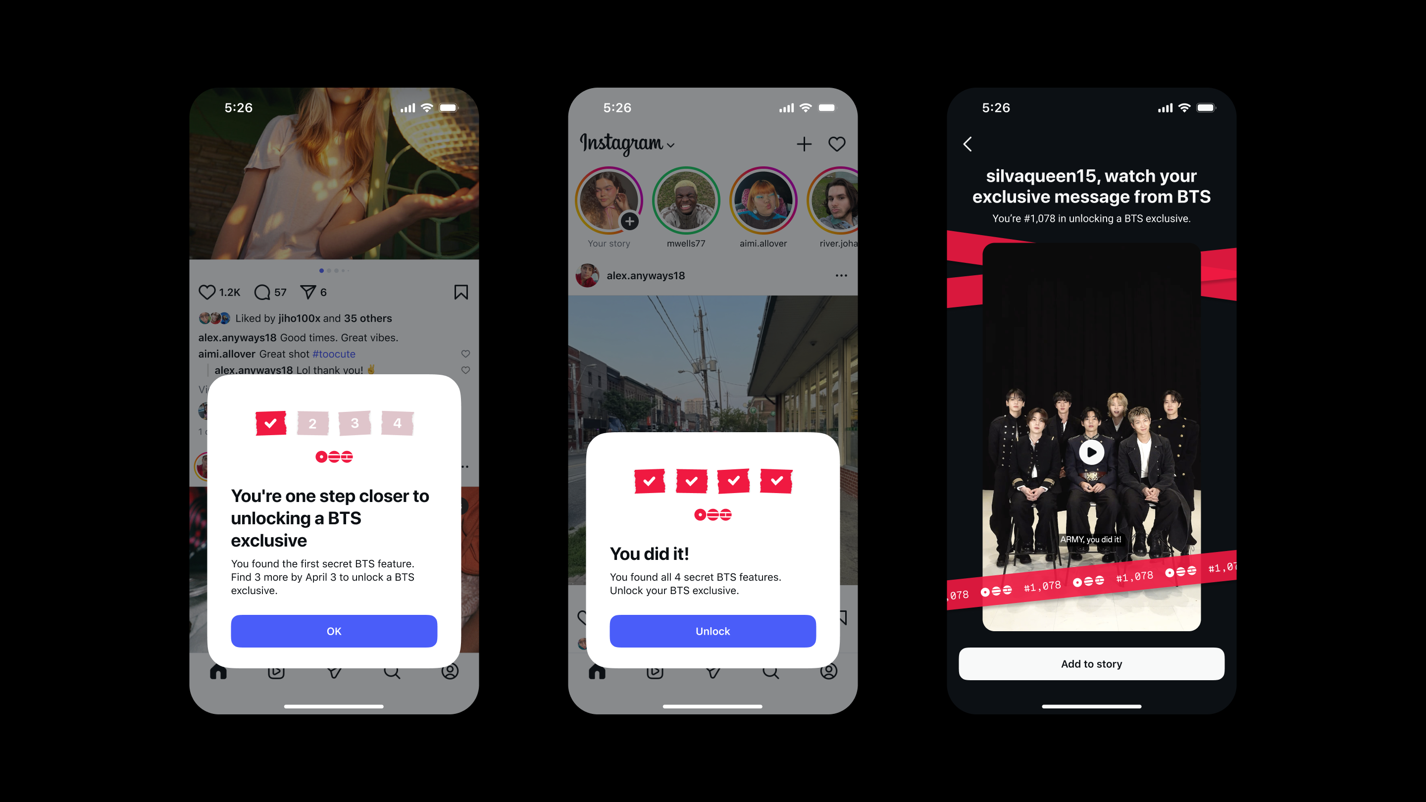 instagram\'s bts scavenger hunt