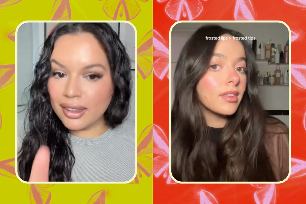 how to wear frosted lips