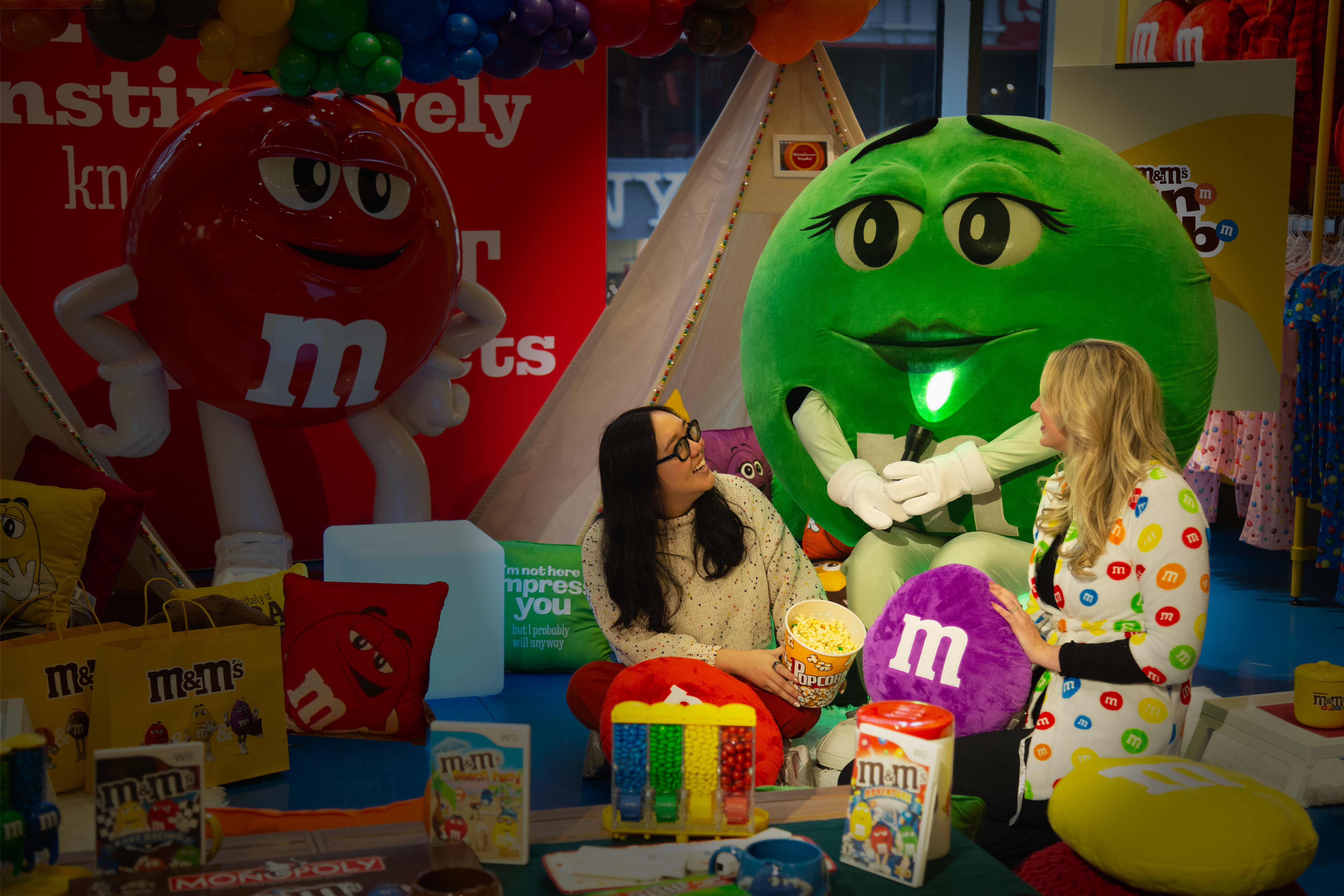 M&M\'s sleepover times square