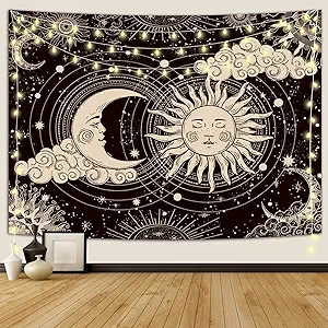 Wonrizon Sun And Moon Tapestry