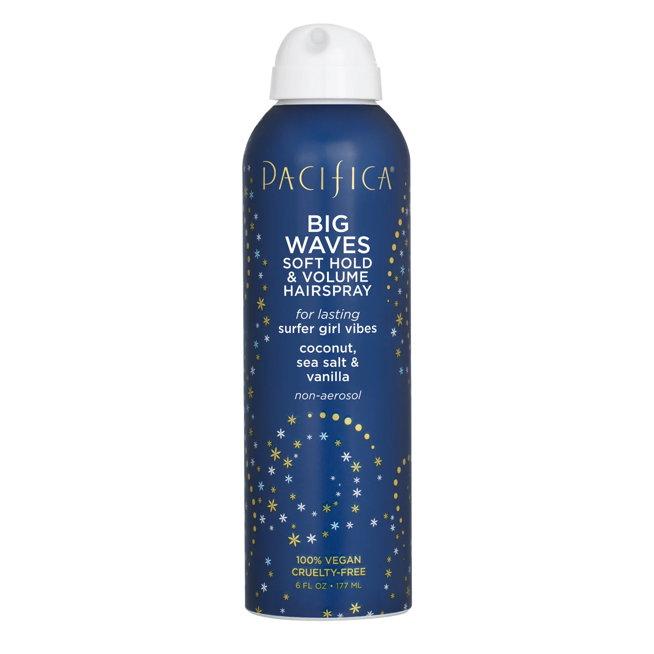 pacifica hair spray blue
