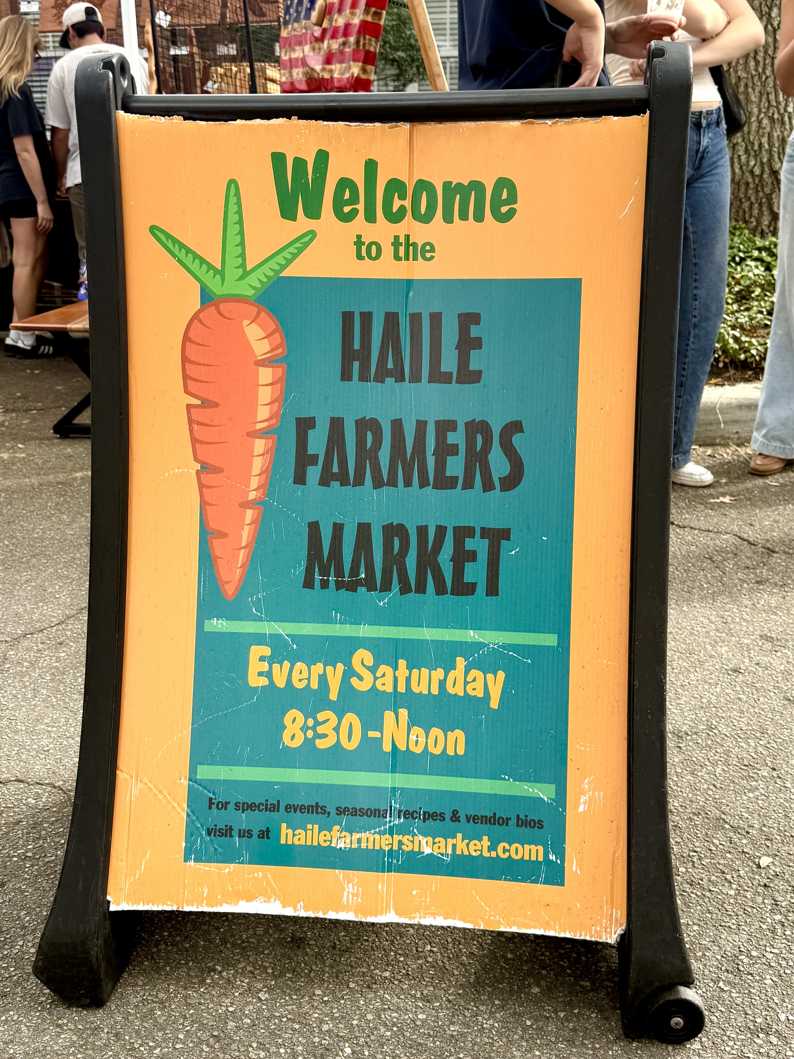 farmers market sign