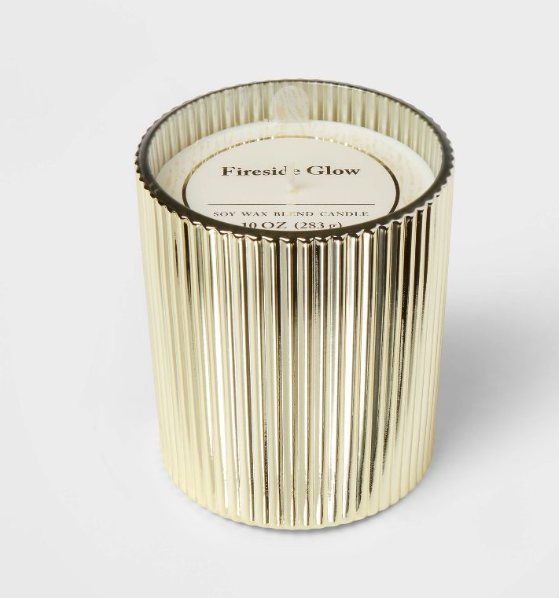 target gold candle holiday