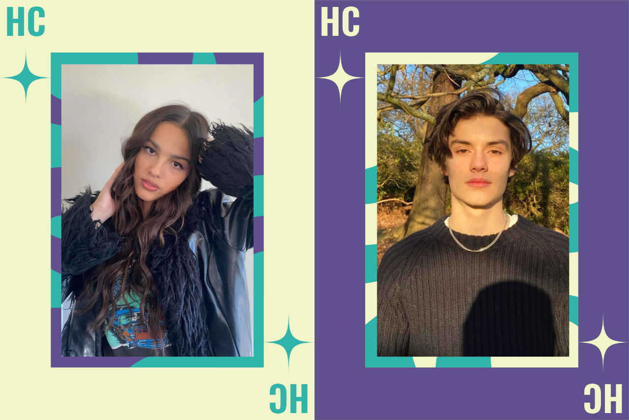 Olivia Rodrigo and Louis Partridge