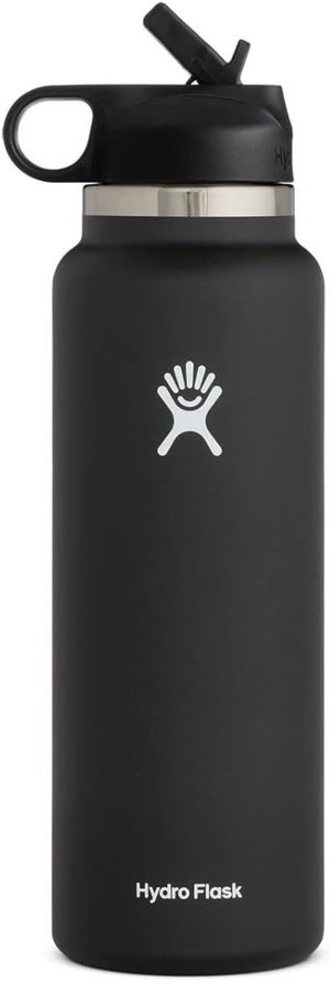 Black Hydroflask water bottle.