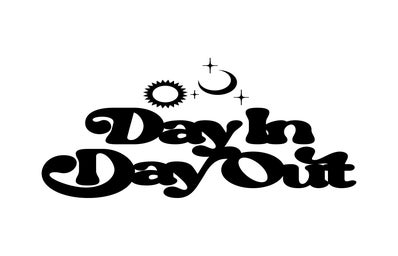 Day In Day Out B&W logo