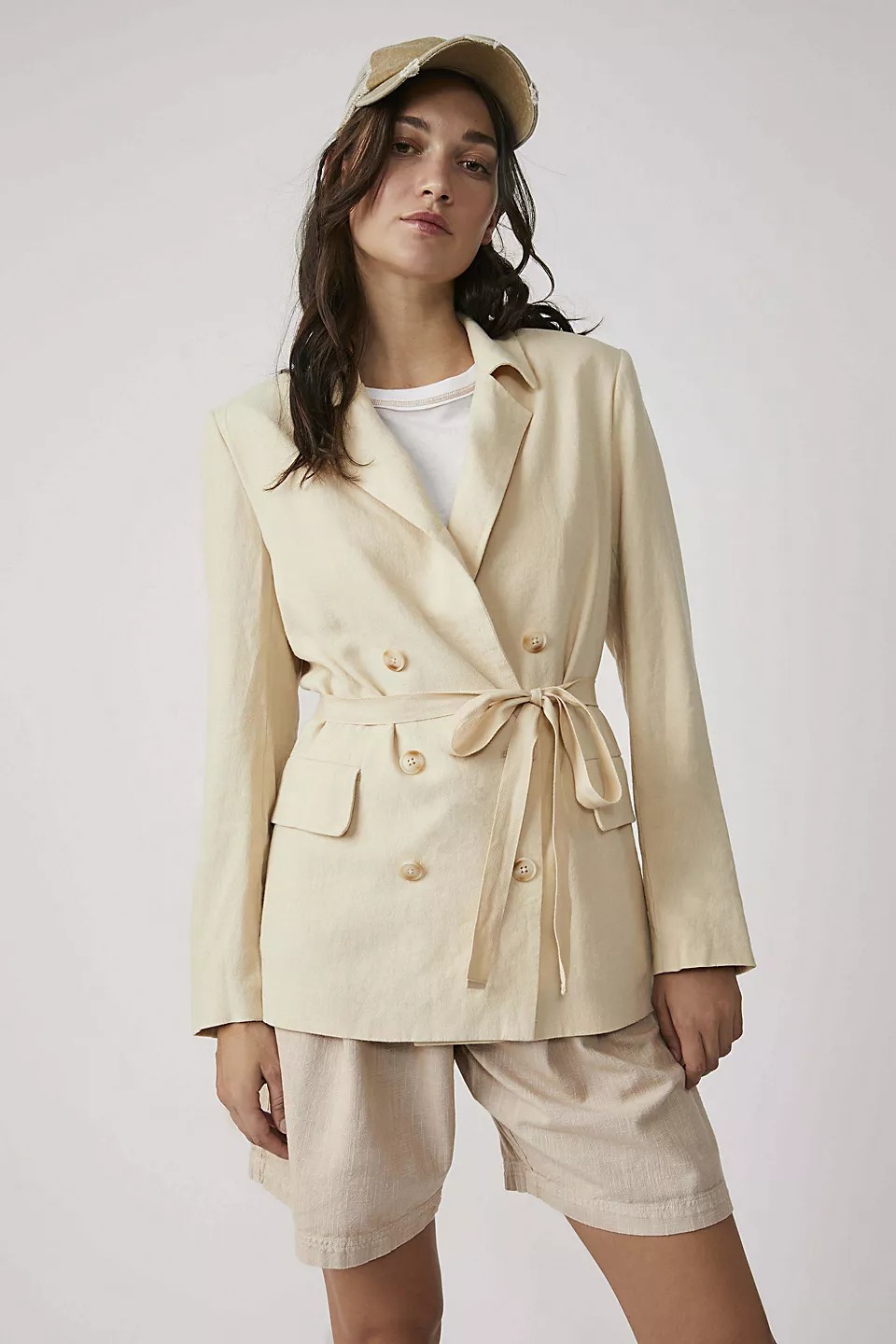 Free People Olivia Tie-Front Blazer