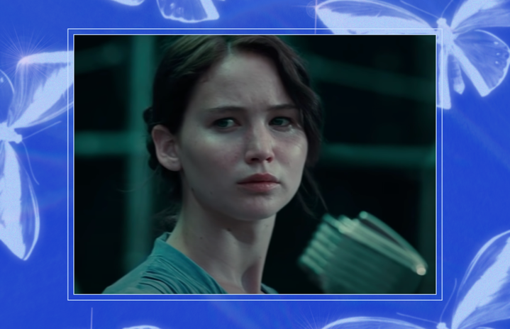 Jennifer Lawrence as Katniss in \'The Hunger Games\'